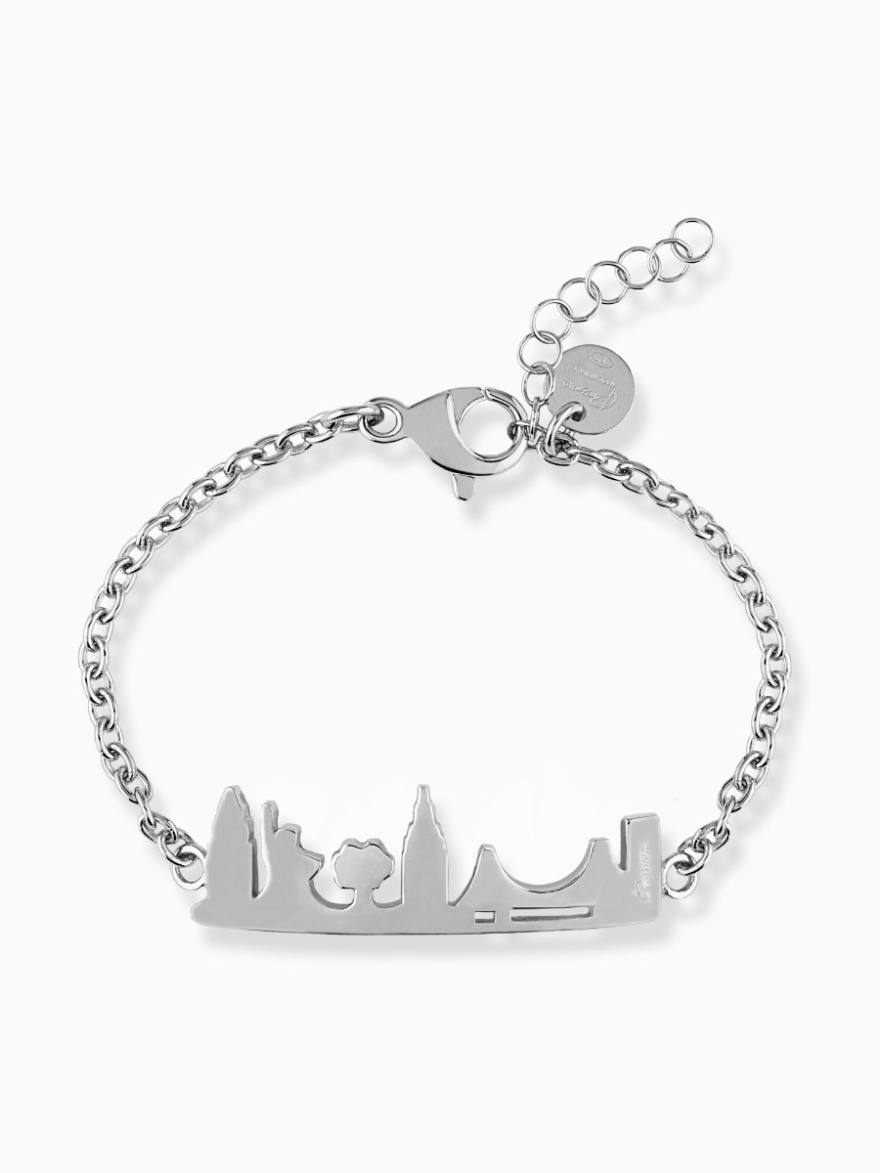 New York City Theme Murano Glass Charm Bracelet 7.5 Jordan | Ubuy
